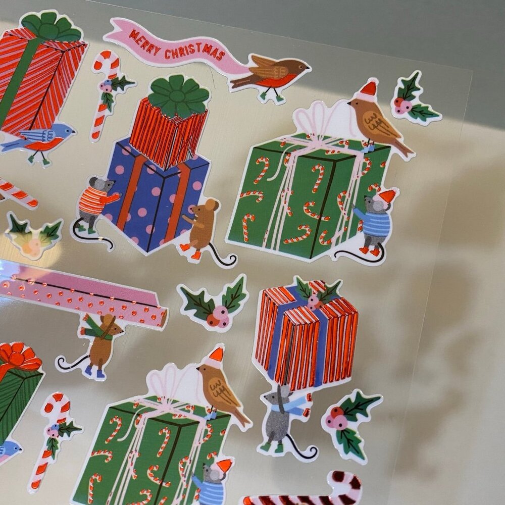 Pipsticks Mice Christmas Stickers - Picture 2 of 3